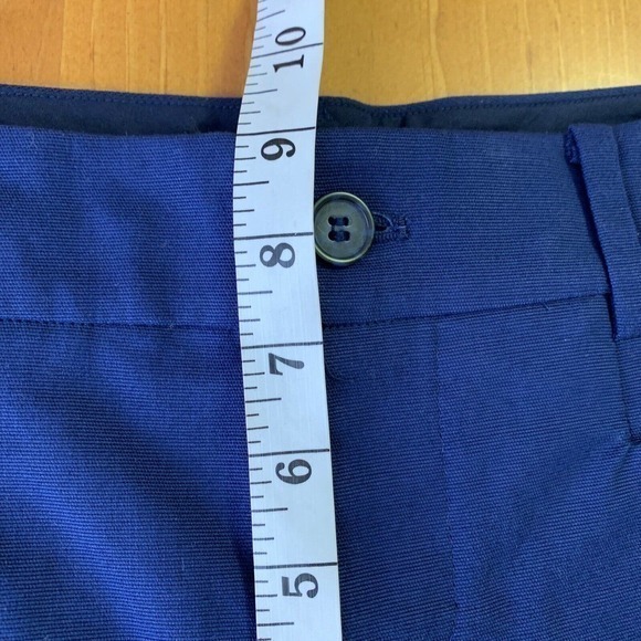 SINCLAIRE 10 NWT $98 Navy Blue Bermuda Stretch Shorts Sz 6 Beach Coastal Preppy - Picture 7 of 9